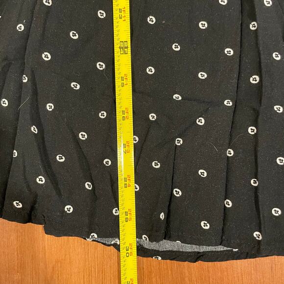 Abercrombie and Fitch Black Floral Wrap Dress XS - Picture 9 of 9